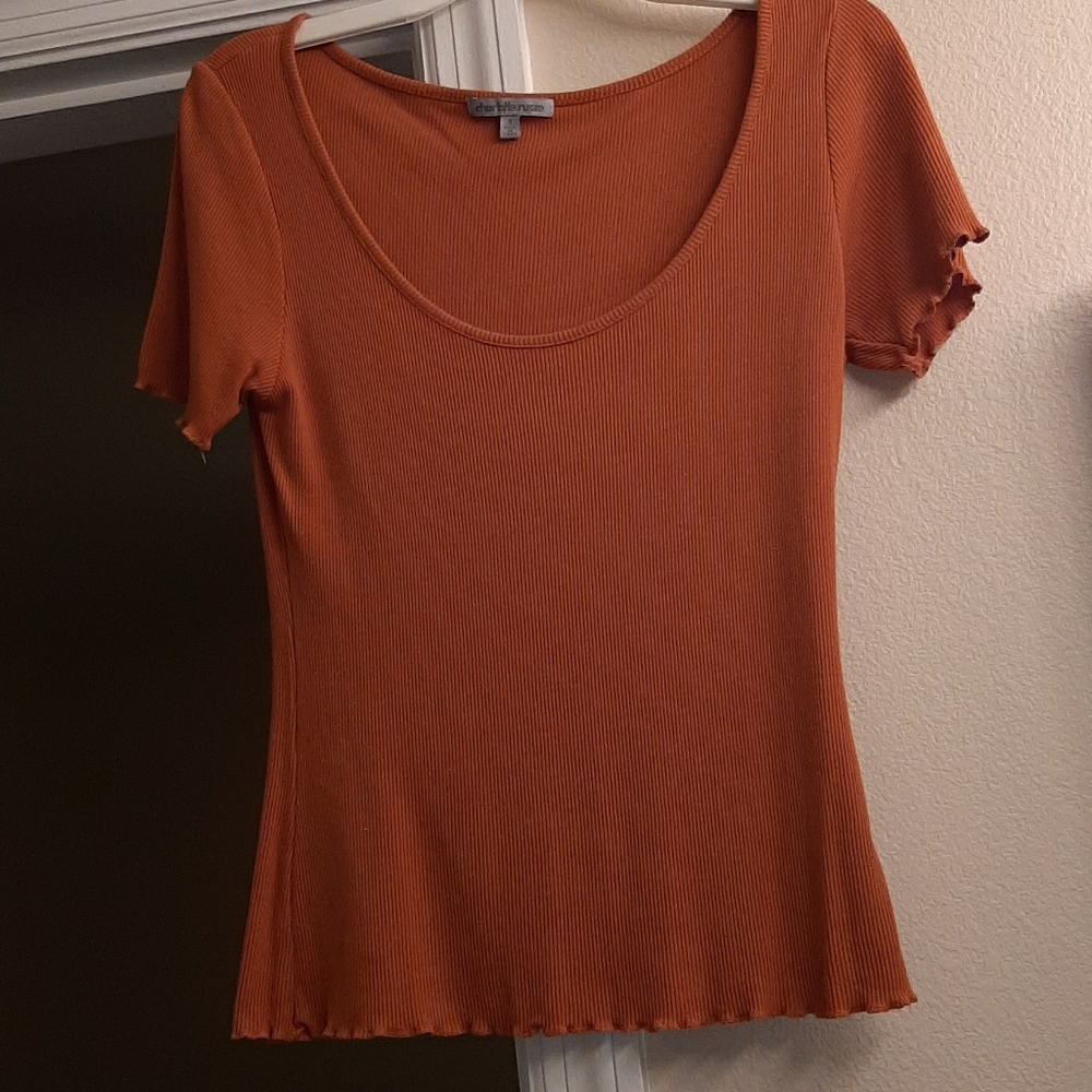 Rust color tshirt